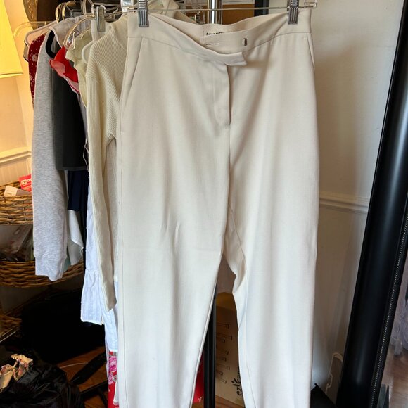 Djerf Avenue First Choice Pants Cream - Picture 3 of 6